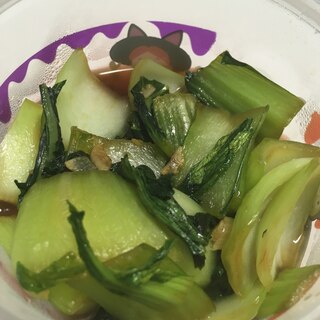 【男の宅飯】中華風副菜　青梗菜のオイスター炒め
